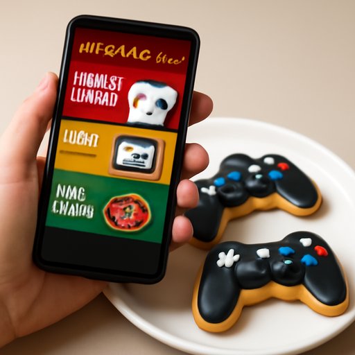 AK4444 handheld mobile game menu